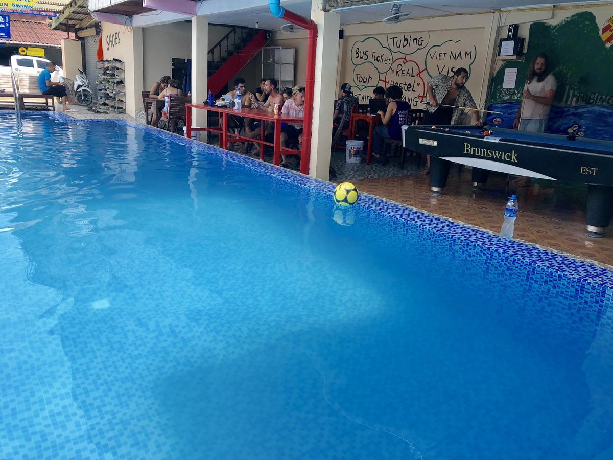 Real Vang Vieng Backpacker Hostel Luaran gambar