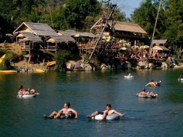 Real Vang Vieng Backpacker Hostel Luaran gambar